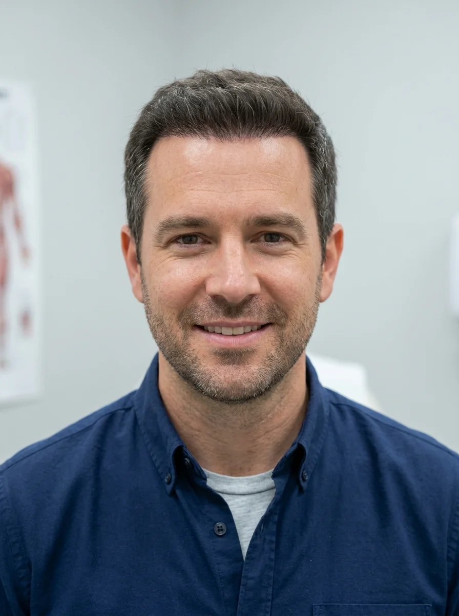 Patient after hair transplant, 14 months later, Amsterdam NL