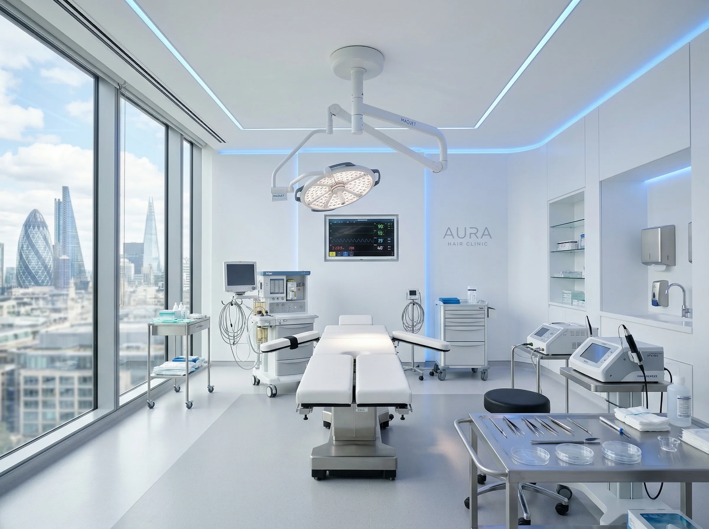 Modern European hair transplant clinic